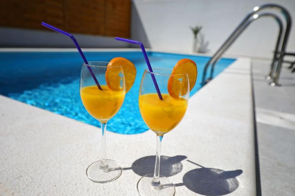 Luxury Apartment Petra With Private Pool Zadar Exterior foto